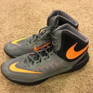 Nike Men's Prime Hype DF II Basketball Grey/Orange